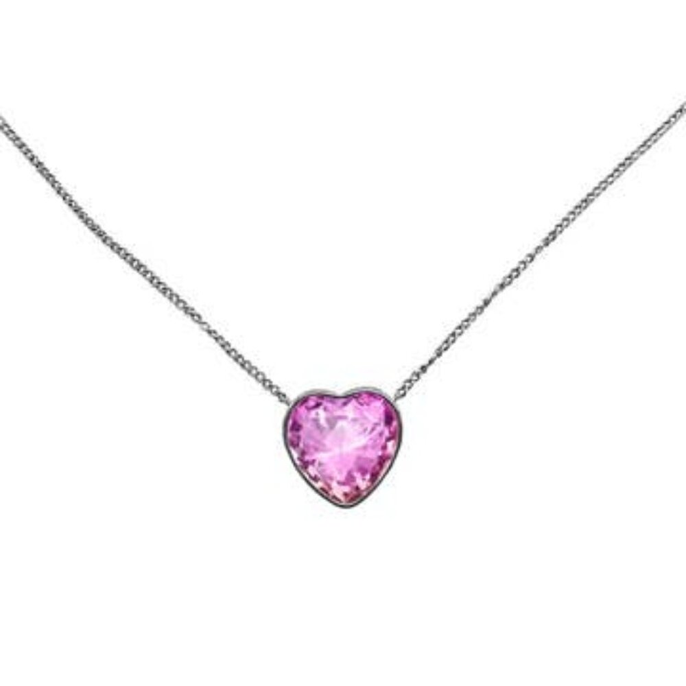 Aurora - Heart Crystal Necklace
